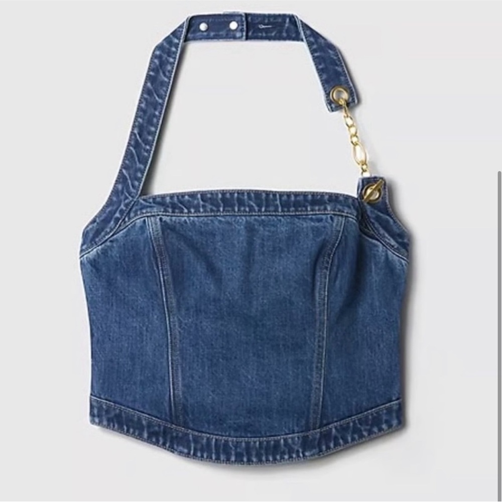 NWT Gap x Cult Gaia Denim Bustier